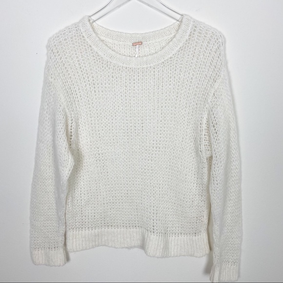 Free People Sweaters - Free people alpaca white sweater